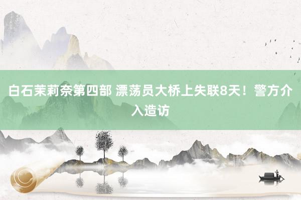白石茉莉奈第四部 漂荡员大桥上失联8天！警方介入造访