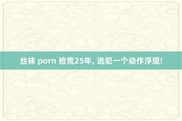丝袜 porn 拾荒25年， 逃犯一个动作浮现!