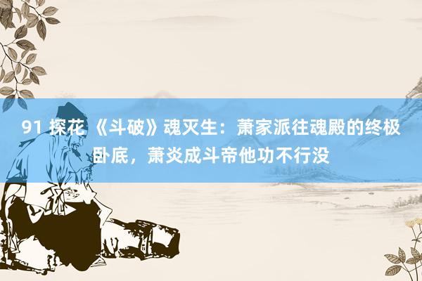 91 探花 《斗破》魂灭生：萧家派往魂殿的终极卧底，萧炎成斗帝他功不行没