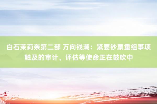 白石茉莉奈第二部 万向钱潮：紧要钞票重组事项触及的审计、评估等使命正在鼓吹中