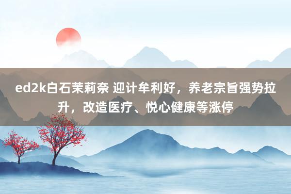 ed2k白石茉莉奈 迎计牟利好，养老宗旨强势拉升，改造医疗、悦心健康等涨停