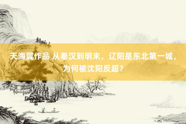 天海翼作品 从秦汉到明末，辽阳是东北第一城，为何被沈阳反超？