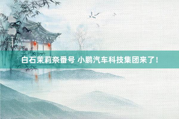 白石茉莉奈番号 小鹏汽车科技集团来了！