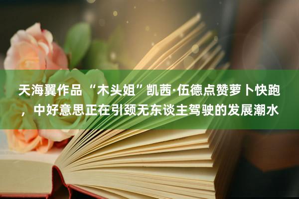 天海翼作品 “木头姐”凯茜·伍德点赞萝卜快跑，中好意思正在引颈无东谈主驾驶的发展潮水