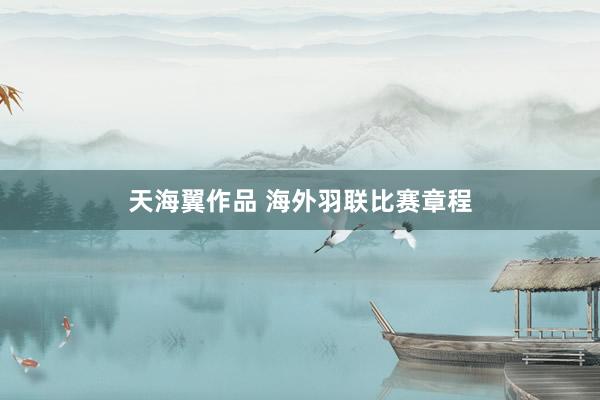 天海翼作品 海外羽联比赛章程