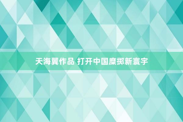 天海翼作品 打开中国糜掷新寰宇